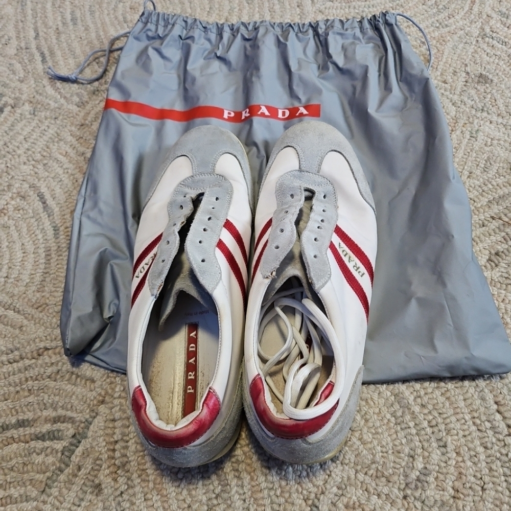Vintage Prada Mens Sneakers Size 8.5
